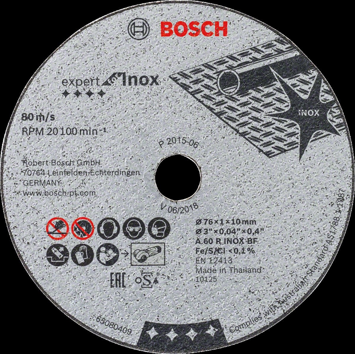 Bosch - Expert for Inox Serisi Kesme Diski 76*1,0 mm