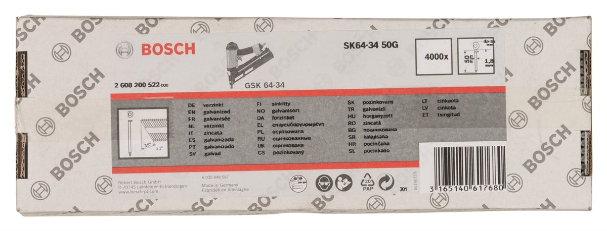 Bosch - GSK 64/34  50 mm 4000li Cinko