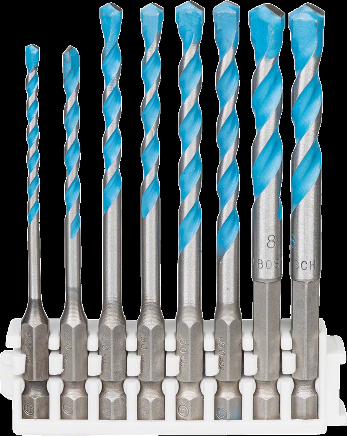 Bosch - HEX-9 MultiConstruction Altıgen Şaftlı Çok Amaçlı Matkap Ucu 8li Set - Click