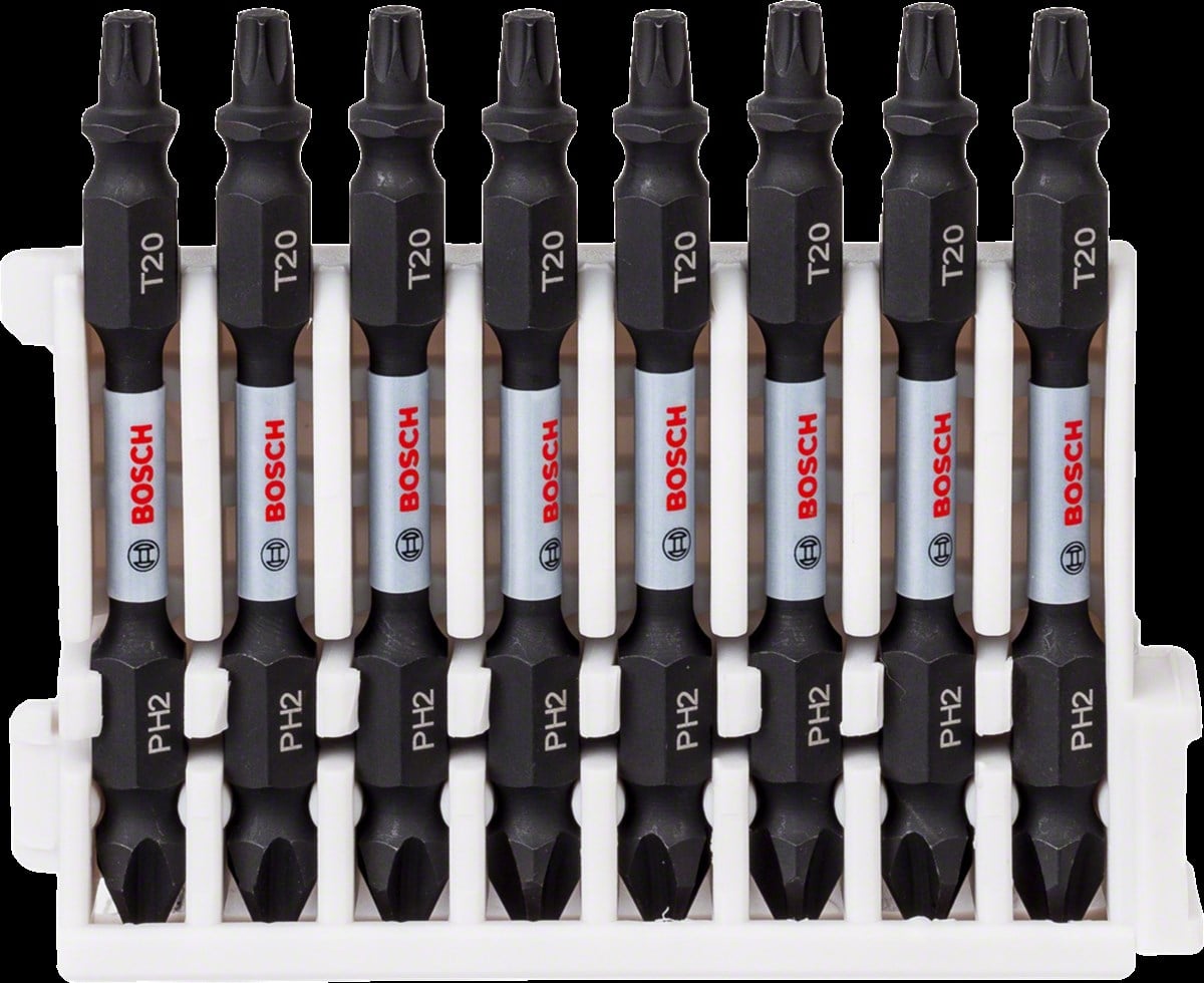Bosch - Impact Control Serisi Çift Taraflı Vidalama Ucu 8li PH2/T20 *65mm