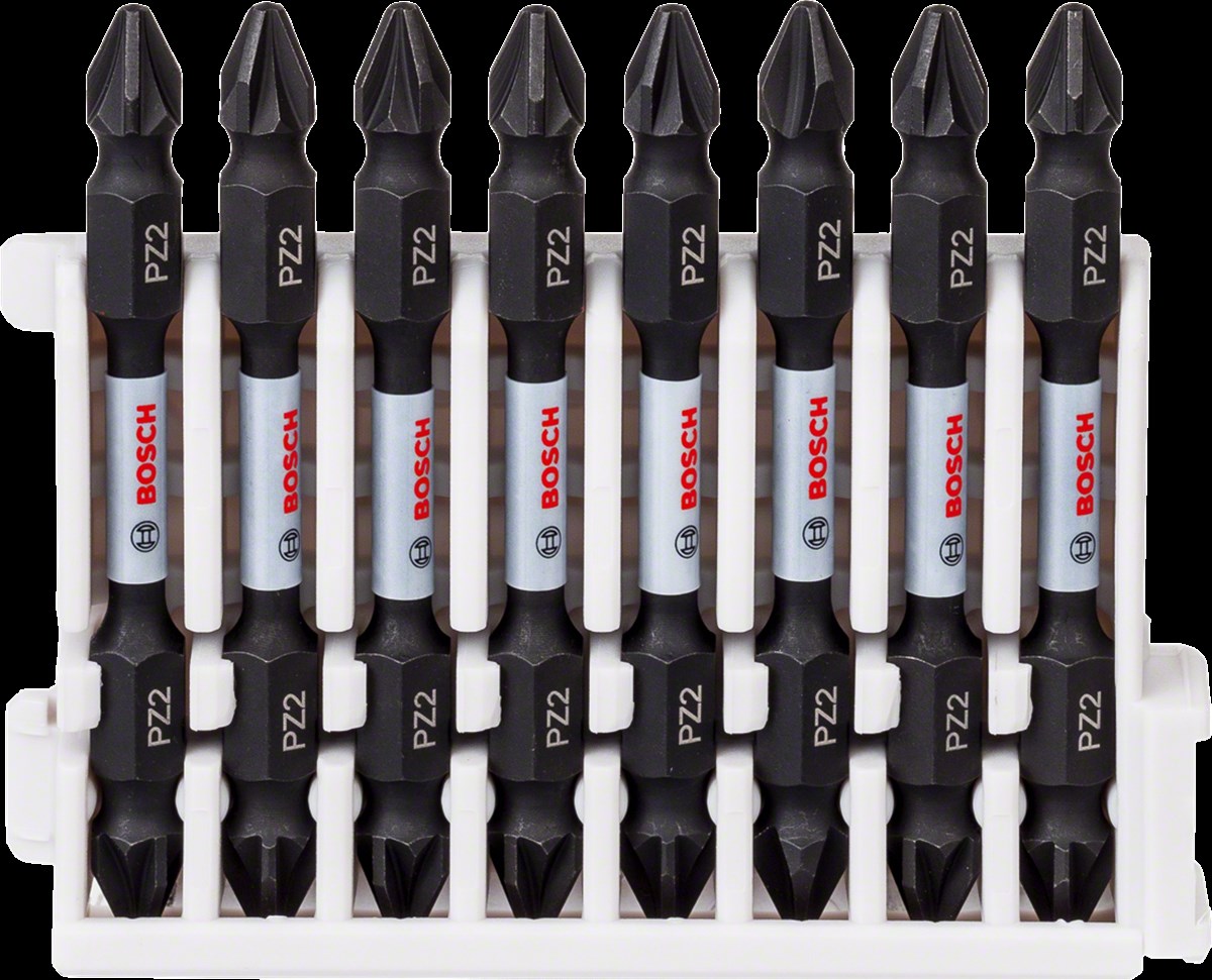 Bosch - Impact Control Serisi Çift Taraflı Vidalama Ucu 8li PZ2 *65mm