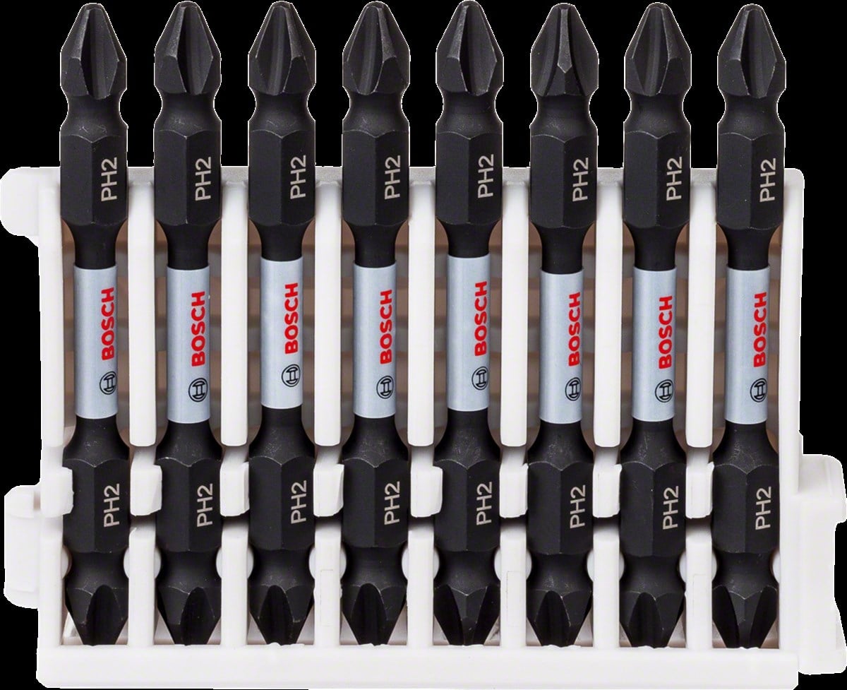 Bosch - Impact Control Serisi Çift Taraflı Vidalama Ucu 8li PH2 *65mm