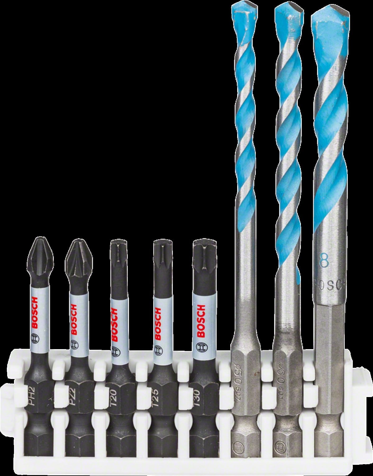 Bosch - Impact Control Serisi HEX-9 MC/Power Bit Karışık 8li Set