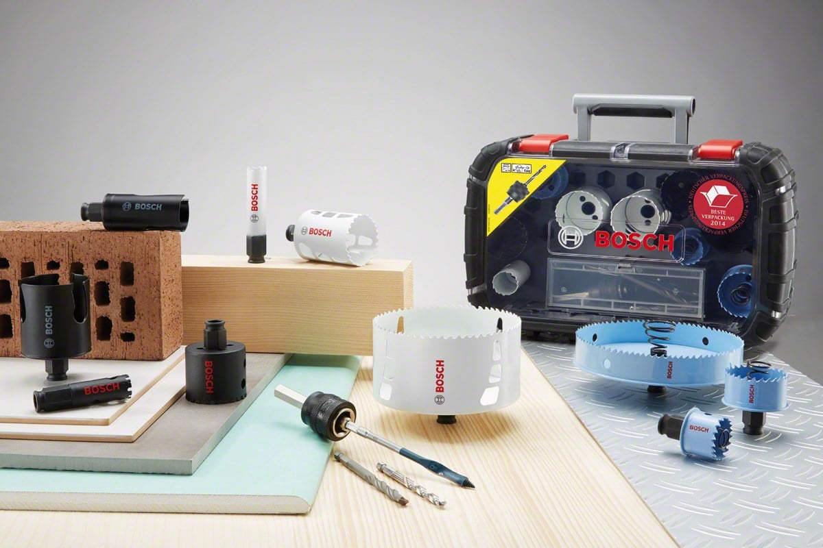 Bosch - Power Change Plus Adaptör, Endurance ve Speed Seri Delik Açma Testereleri için HSS-G 105 mm Merkezleme Ucu ve Ø 8.7 mm Şaft Girişli