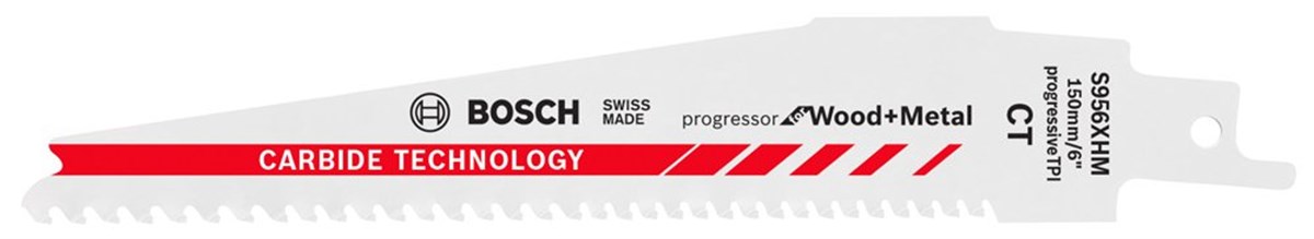 Bosch - Progressor Serisi Ahşap ve Metal için Panter Testere Bıçağı S 956 XHM 10lu