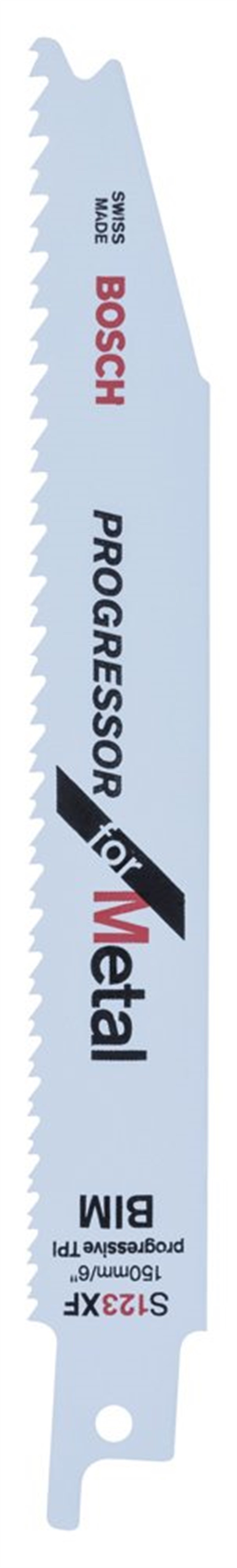 Bosch - Progressor Serisi Metal için Panter Testere Bıçağı S 123 XF - 2li