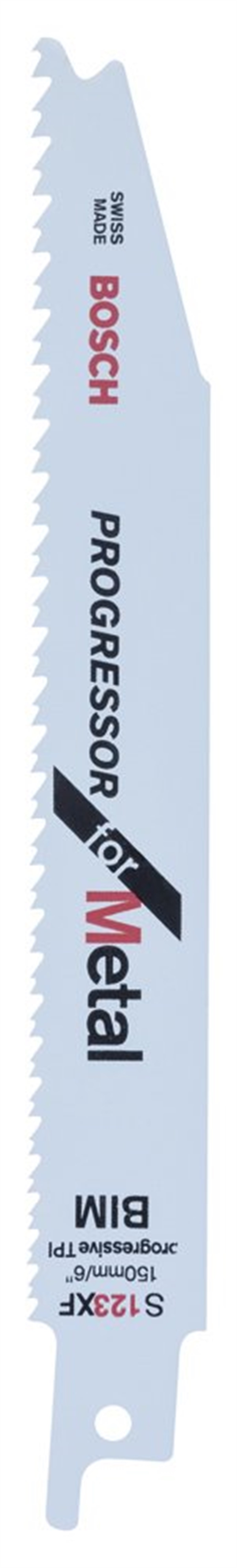 Bosch - Progressor Serisi Metal için Panter Testere Bıçağı S 123 XF - 5li