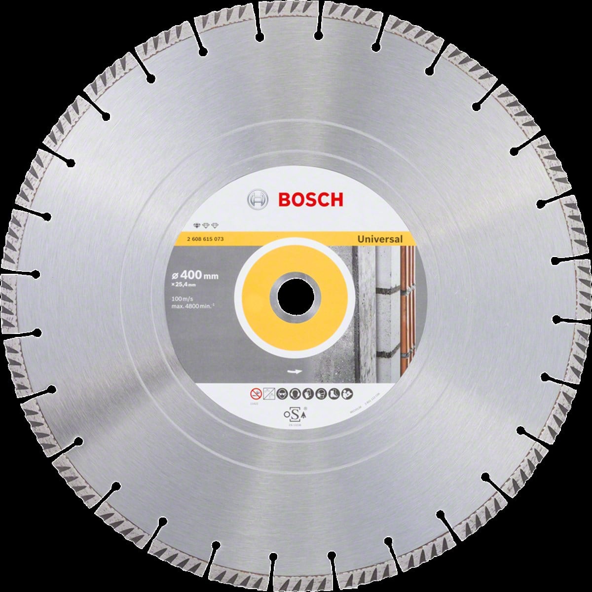 Bosch - Standard Seri Genel Yapı Malzemeleri ve Metal İçin Elmas Kesme Diski 400*25,4 mm