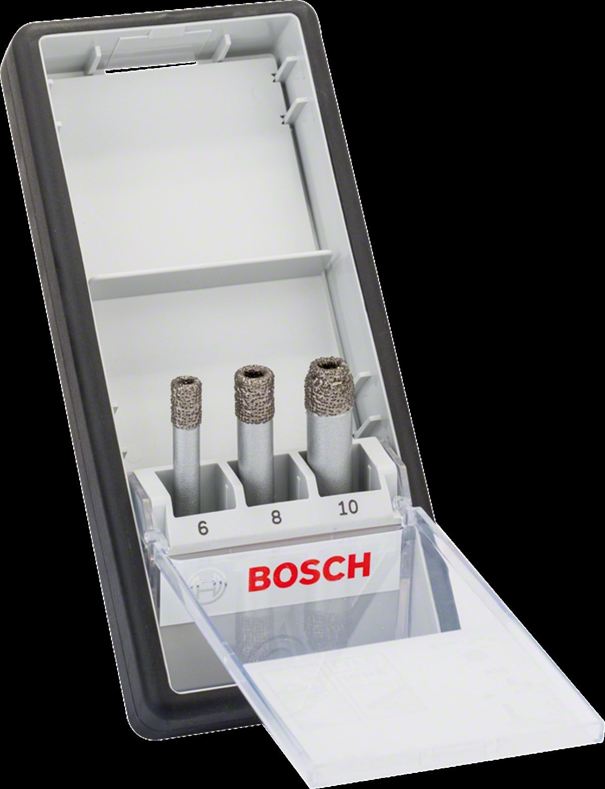 Bosch - Standard Seri, Matkap İçin Seramik Kuru Elmas Delici Seti 3 Parça 6/8/10*33 mm