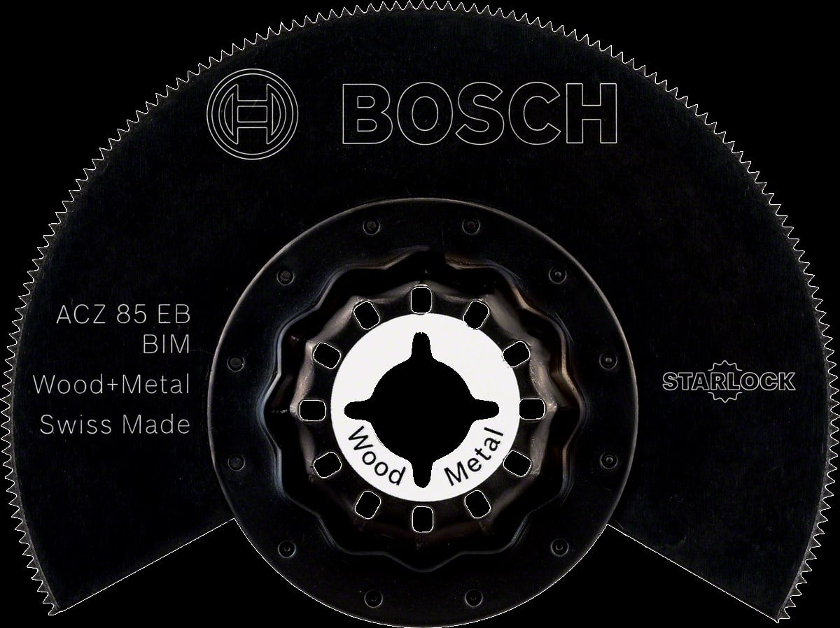Bosch - Starlock - ACZ 85 EB - BIM Ahşap ve Metal İçin Segman Testere Bıçağı, Bombeli 10lu