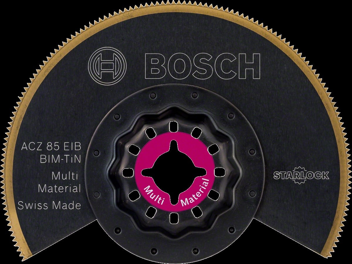Bosch - Starlock - ACZ 85 EIB - BIM-TIN Çoklu Malzeme İçin Segman Testere Bıçağı, Bombeli 1li