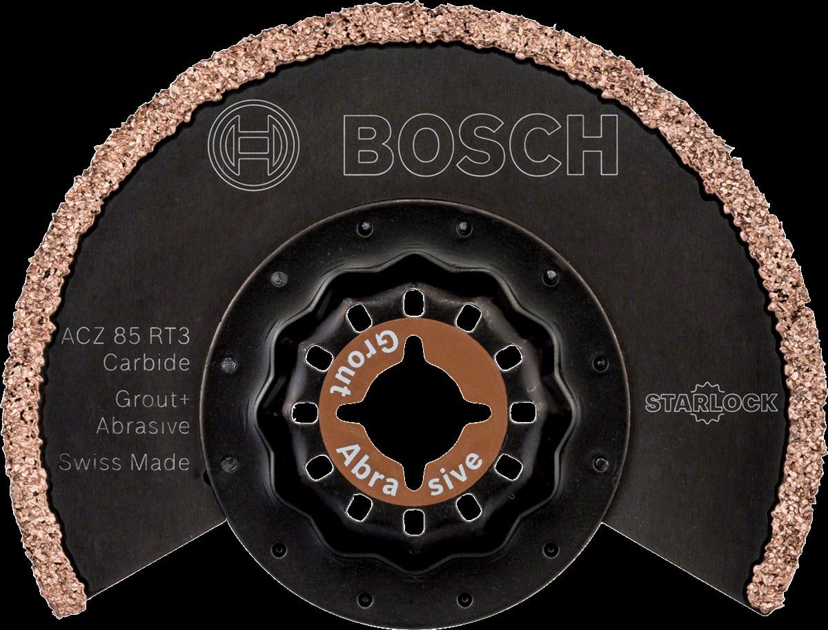 Bosch - Starlock - ACZ 85 RT3 - Carbide RIFF Zımpara Uçlu Segman Testere Bıçağı 30 Kum Kalınlığı 10lu