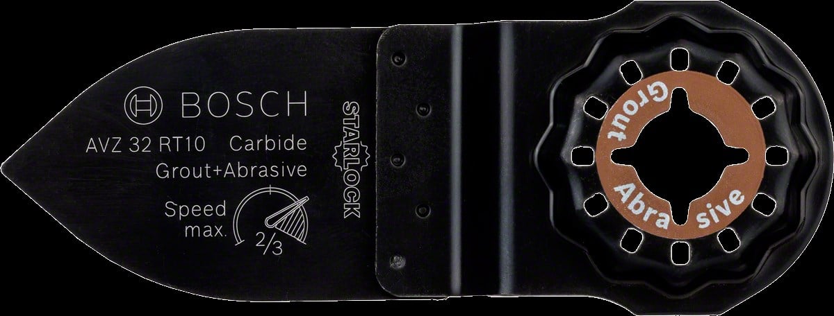 Bosch - Starlock - AVZ 32 RT10 - Carbide RIFF Parmak Zımpara 100 Kum Kalınlığı 1li