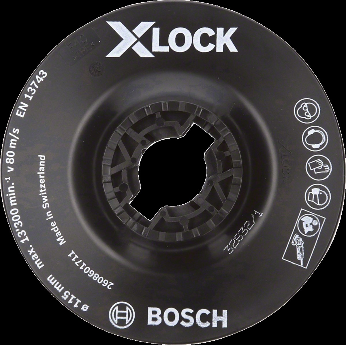 Bosch - X-LOCK - 115 mm Fiber Disk Yumuşak Taban