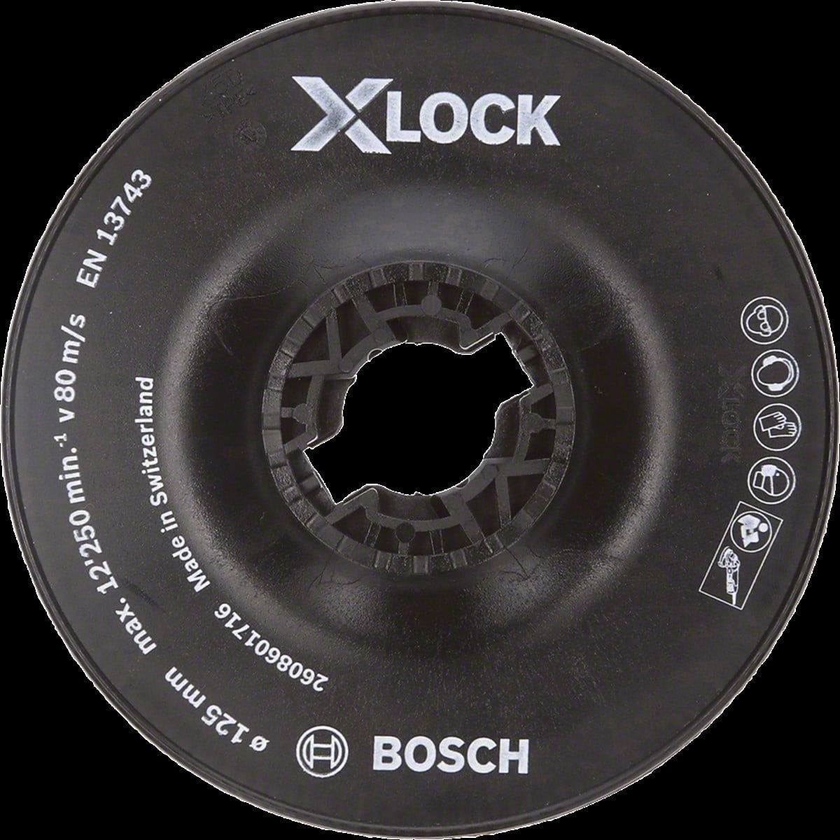 Bosch - X-LOCK - 125 mm Fiber Disk Sert Taban