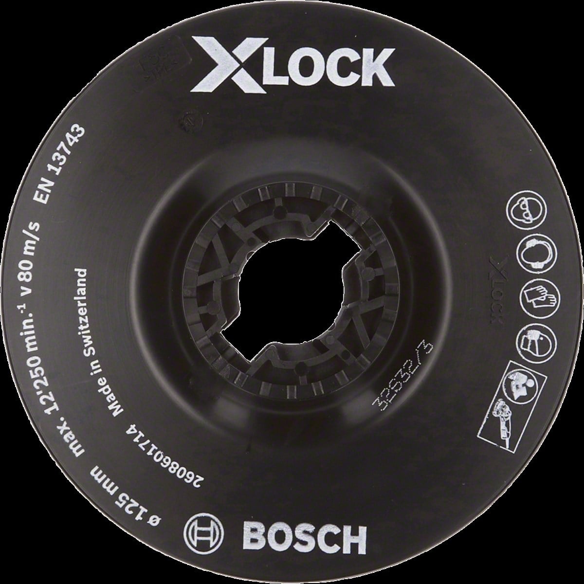 Bosch - X-LOCK - 125 mm Fiber Disk Yumuşak Taban