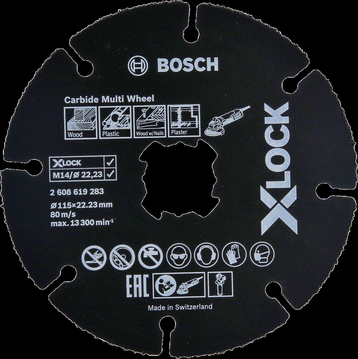 Bosch - X-LOCK - Carbide Multi Wheel 115 mm