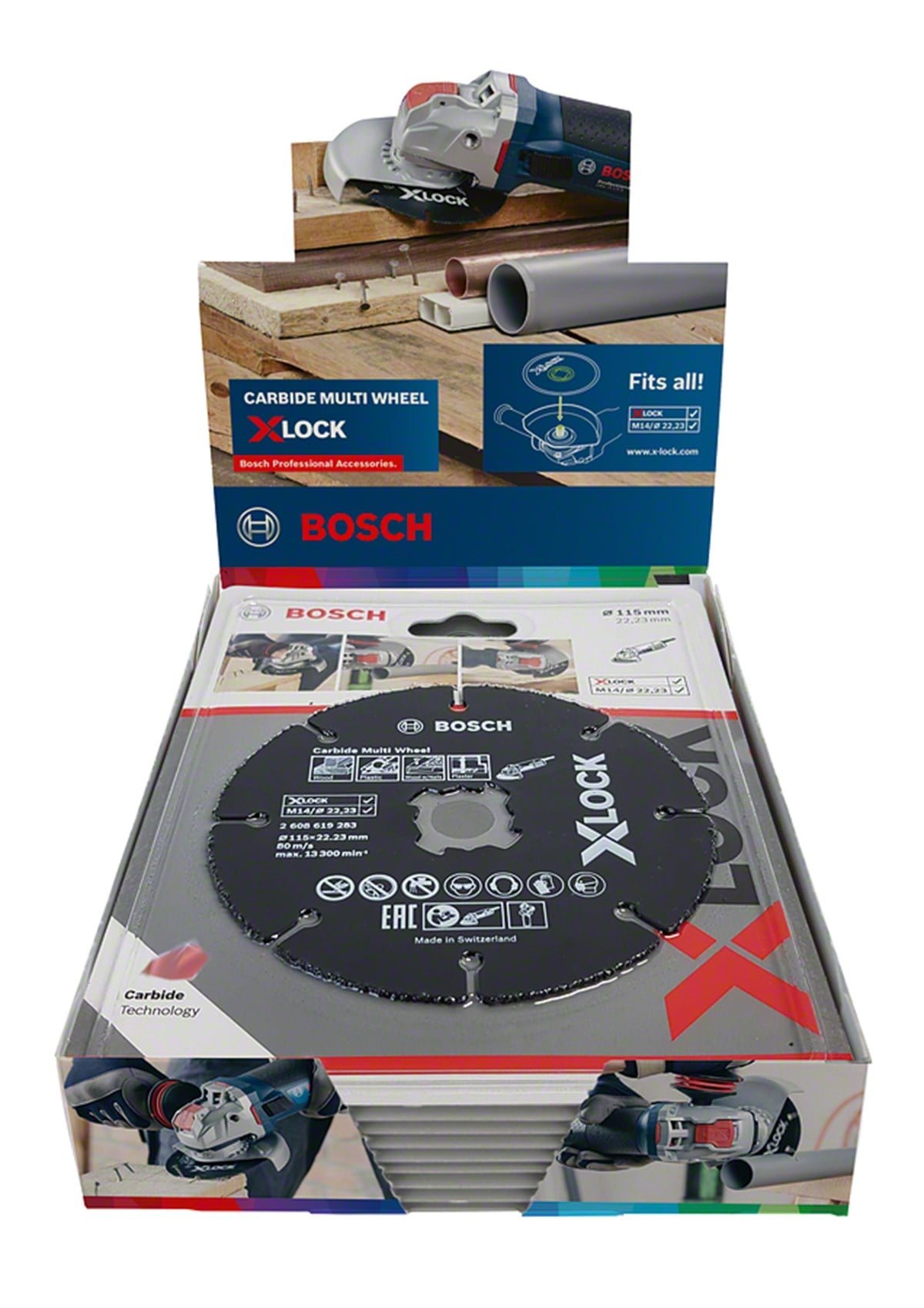 Bosch - X-LOCK - Carbide Multi Wheel 115 mm 10lu