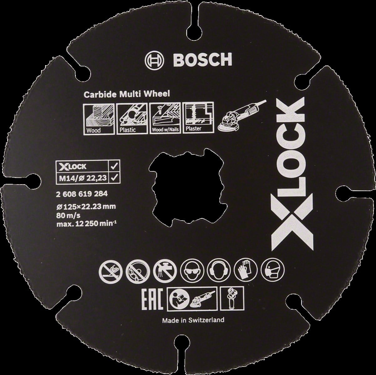 Bosch - X-LOCK - Carbide Multi Wheel 125 mm