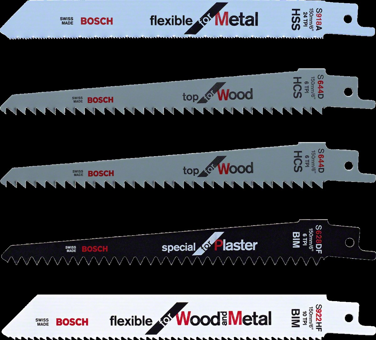 Bosch KEO 5li Ahsap bıçak seti