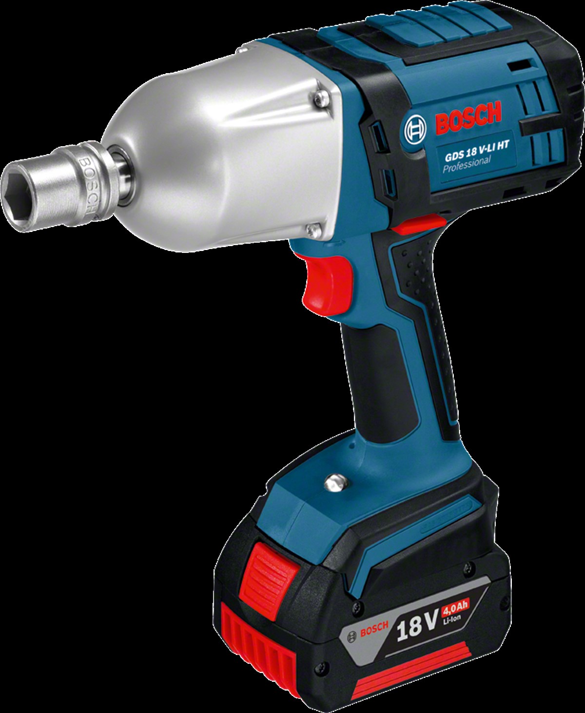 Bosch Professional GDS 18 V-LI HT 4 Ah Çift Akülü Darbeli Somun Sıkma - L-boxx Çantalı