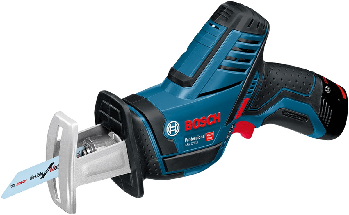 Bosch Professional GSA 12V-14 2,5 Ah Çift Akülü Testere - L-boxx Çantalı