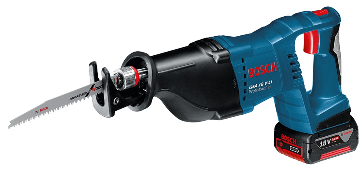 Bosch Professional GSA 18V-LI 4 Ah Çift Akülü Testere - L-boxx Çantalı