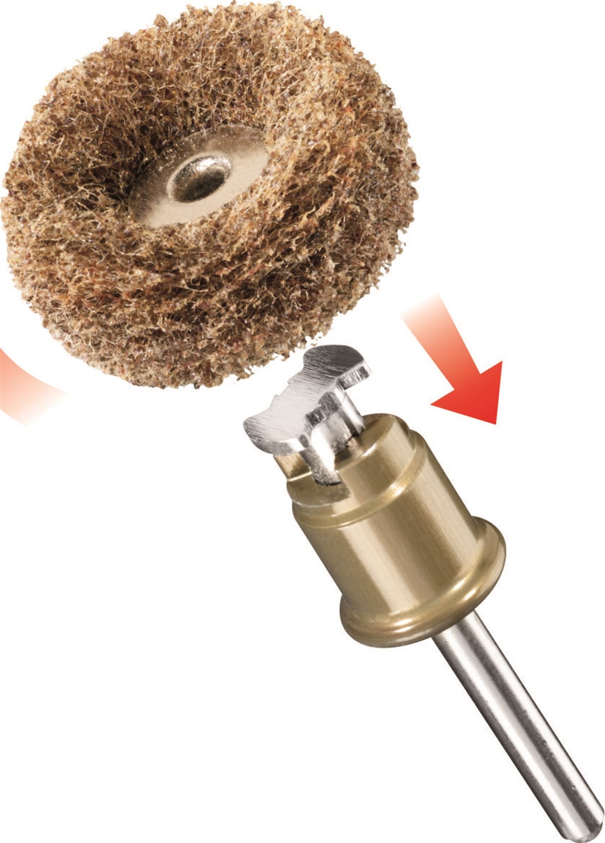 DREMEL® EZ SpeedClic: Boya Aşındırıcı Cilalar 180 ve 280 kumlu (511S)