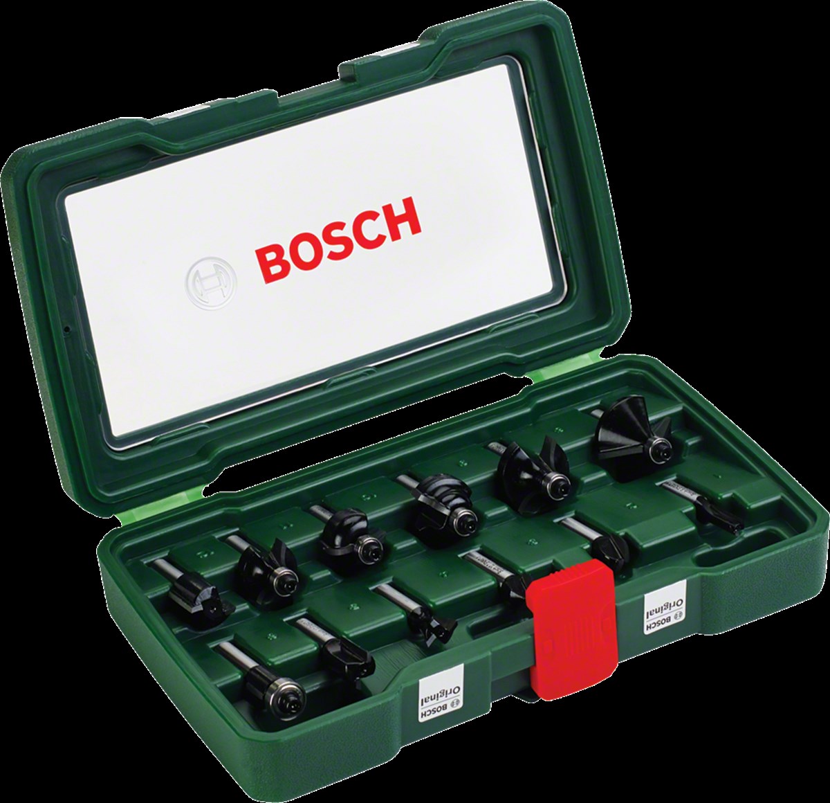 Bosch - 12 Parça Freze Seti 8 mm Şaftlı