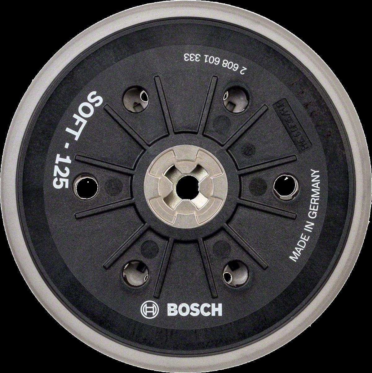 Bosch - 125 mm 5/16'' Çok Delikli Zımpara Tabanı Yumuşak