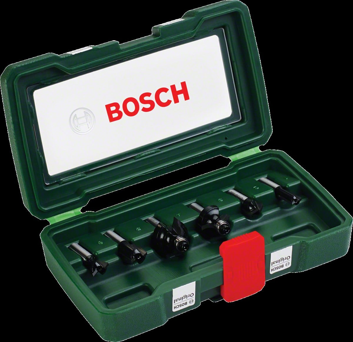 Bosch - 6 Parça Freze Seti 8 mm Şaftlı