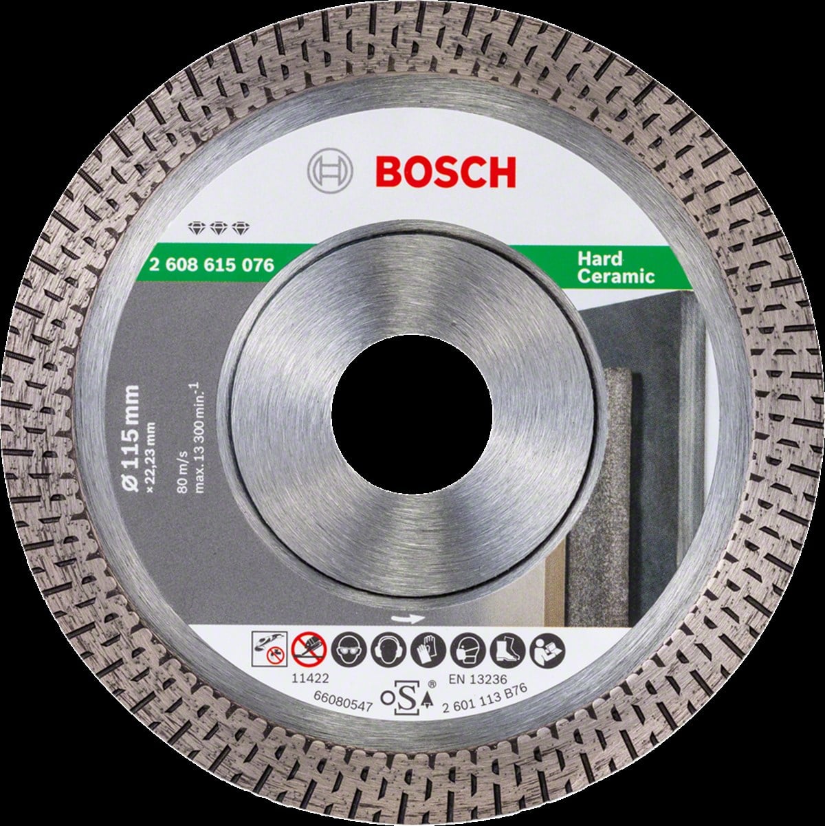 Bosch - Best Serisi Sert Seramikler İçin Elmas Kesme Diski 115 mm