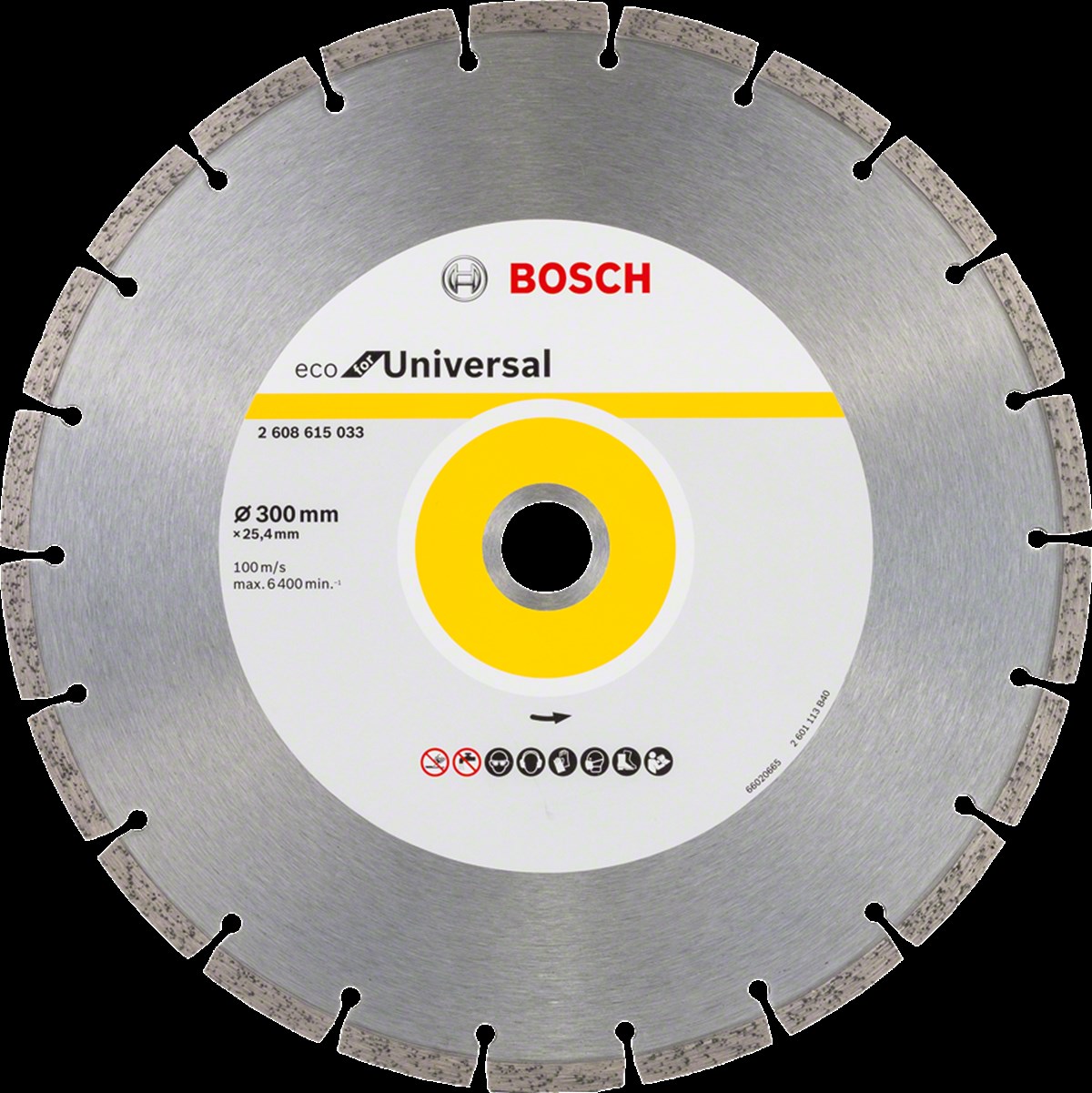 Bosch - Ekonomik Seri Genel Yapı Malzemeleri İçin Elmas Kesme Diski 300 mm