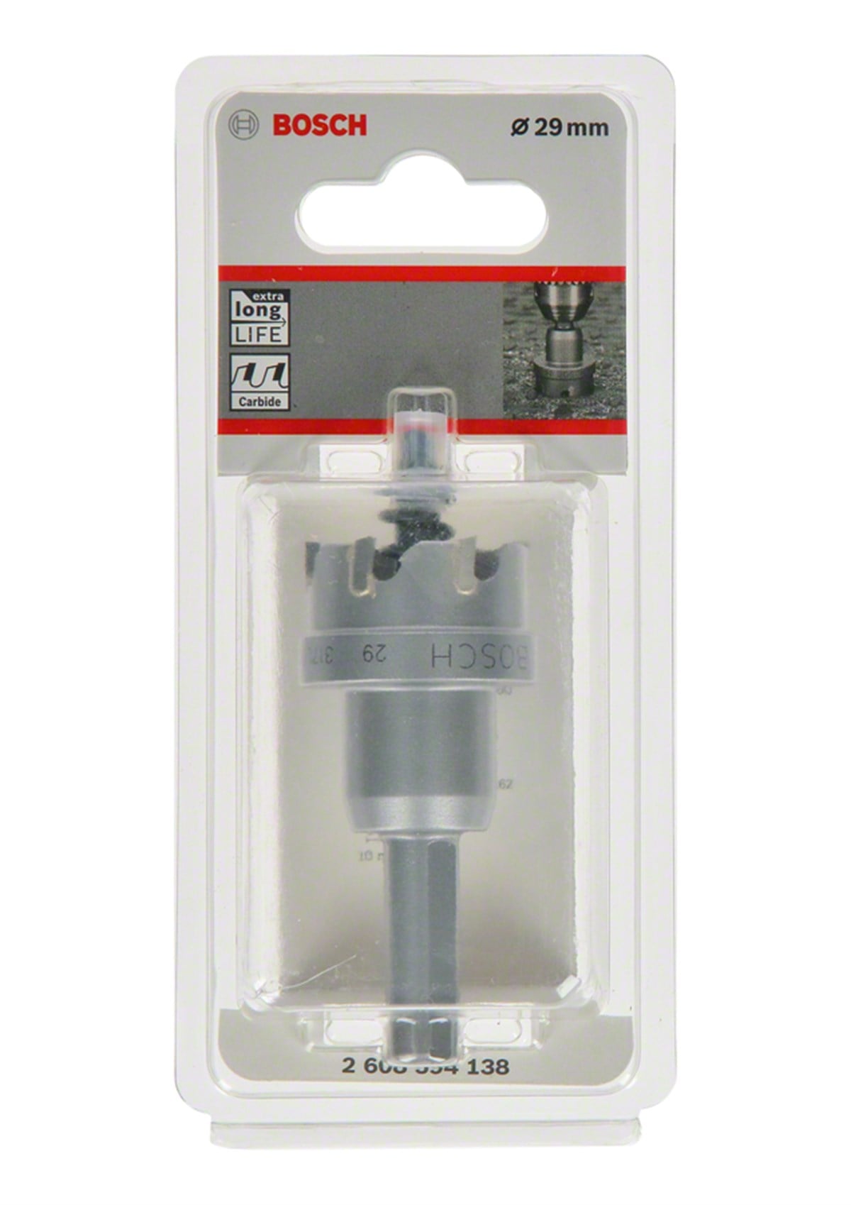 Bosch - Endurance Serisi Ağır Metaller için TCT Delik Açma Testeresi (Panç) 29 mm