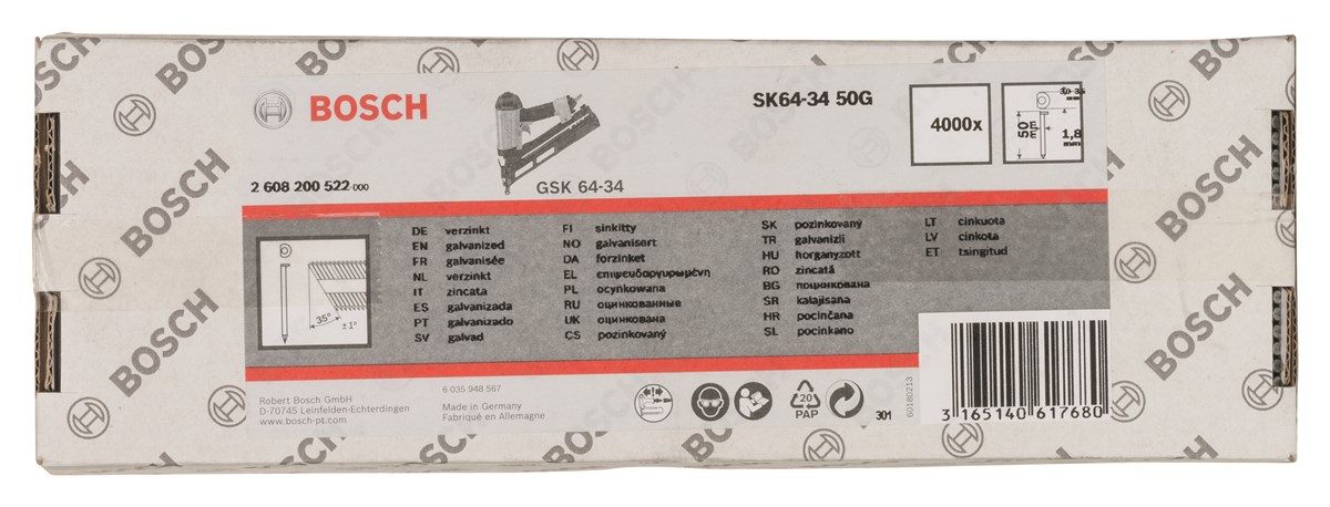 Bosch - GSK 64/34  50 mm 4000li Cinko