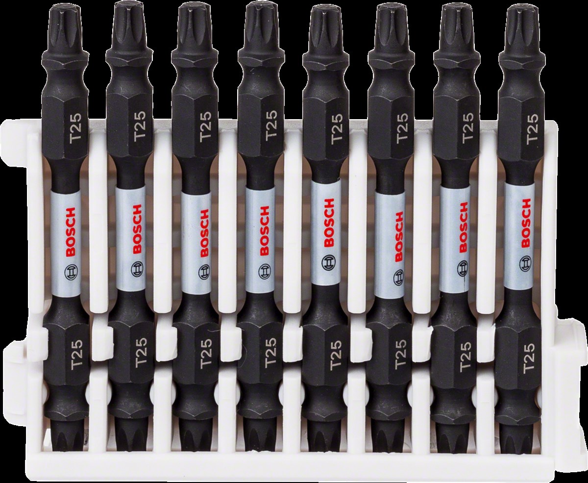 Bosch - Impact Control Serisi Çift Taraflı Vidalama Ucu 8'li T25 *65mm