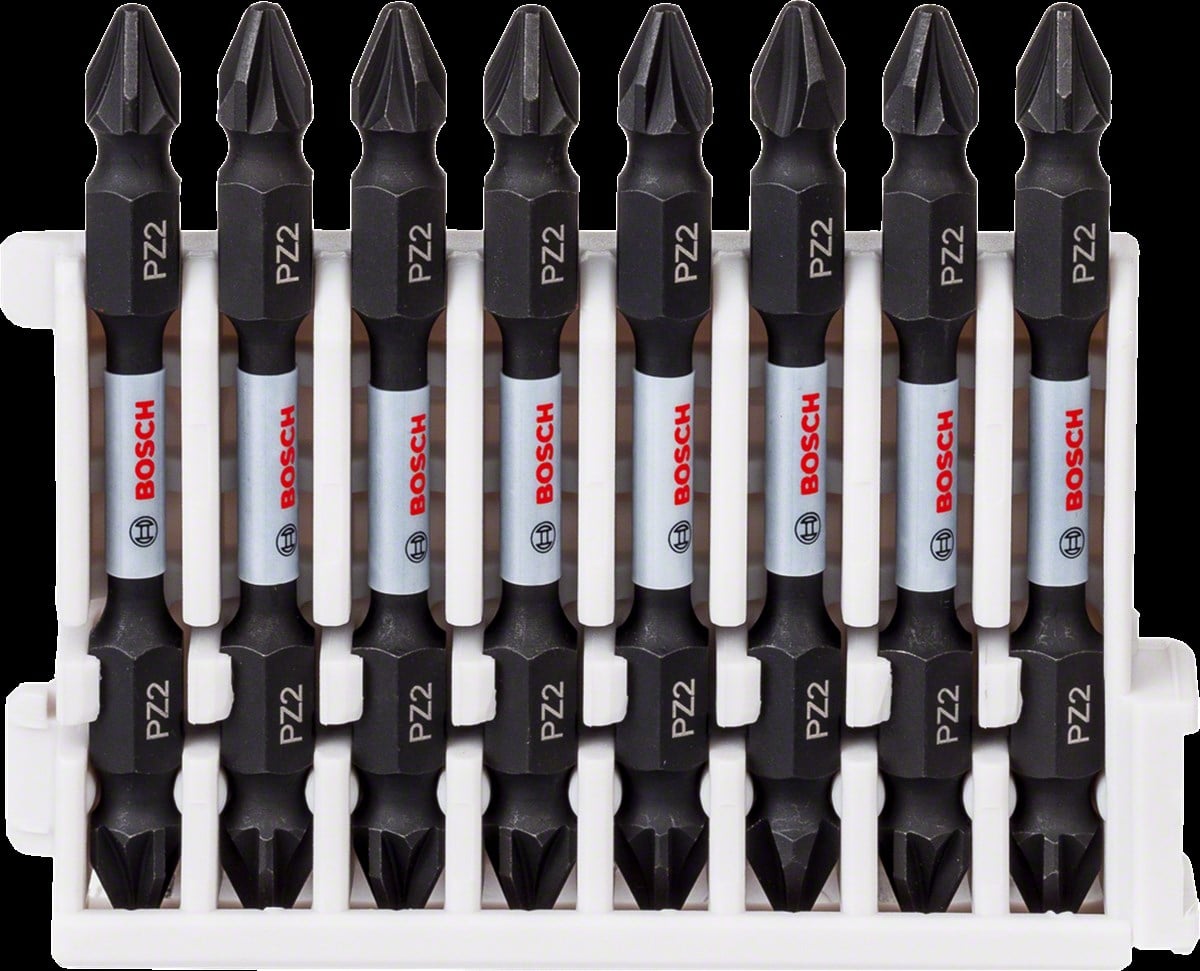 Bosch - Impact Control Serisi Çift Taraflı Vidalama Ucu 8'li PZ2 *65mm