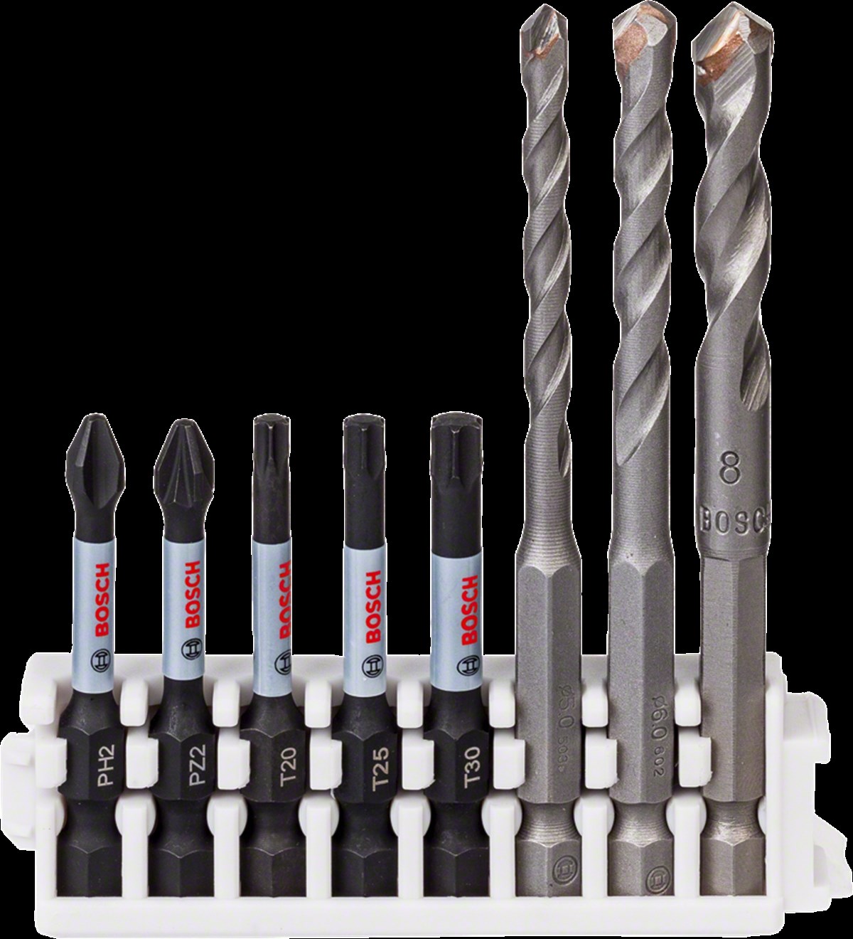 Bosch Impact Ctrl HEX-9 Ceramic/PowerBit 8'li