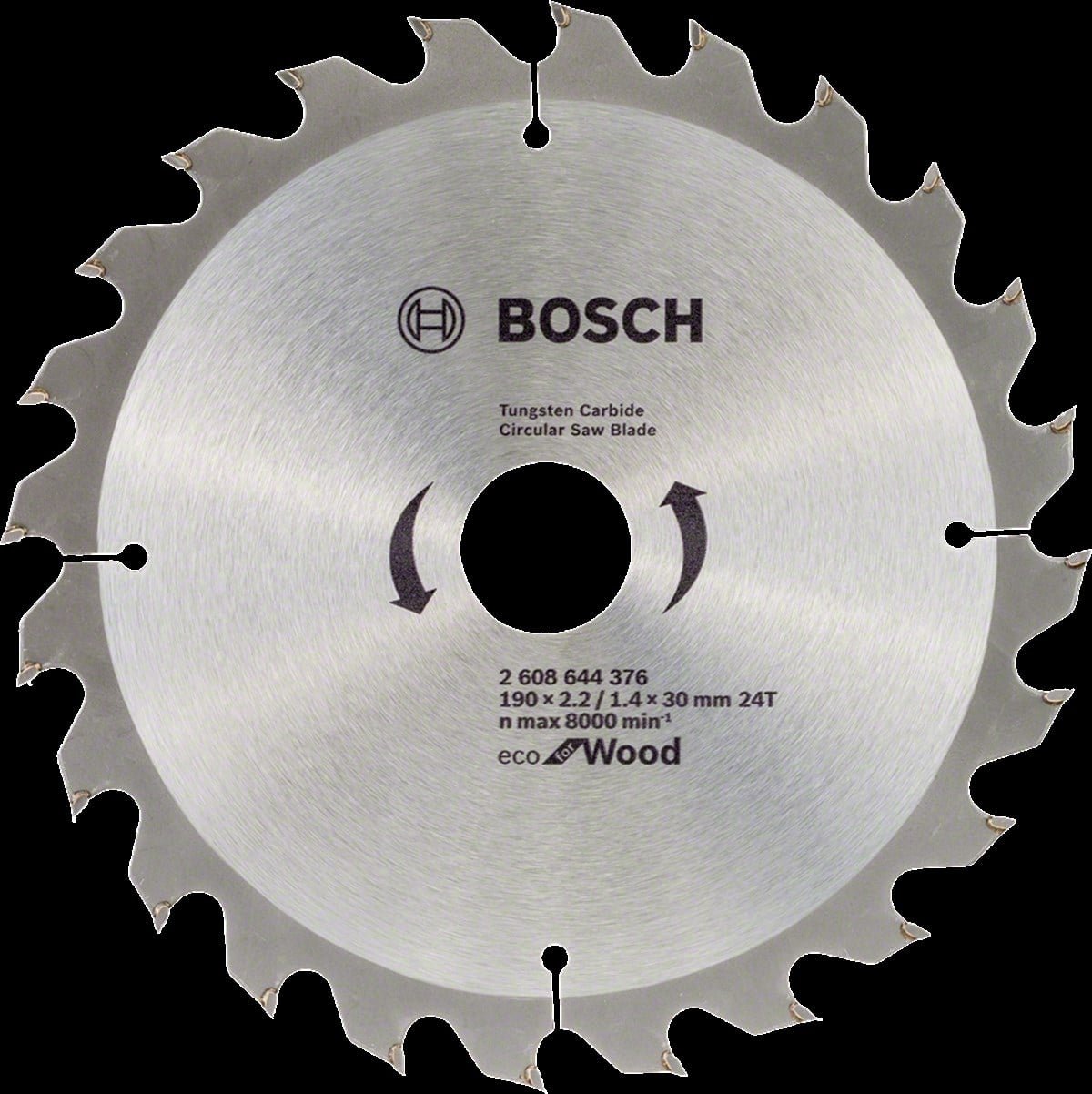 Bosch - Optiline Eco Serisi Ahşap için Daire Testere Bıçağı 190*30 mm 24 Diş