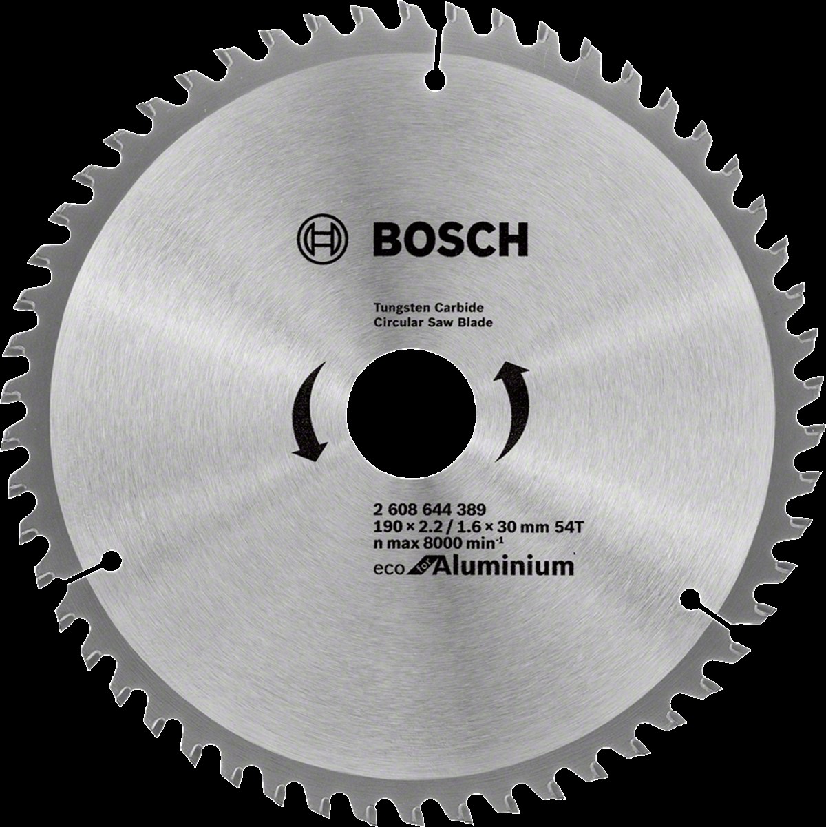 Bosch - Optiline Eco Serisi Alüminyum için Daire Testere Bıçağı 190*30 54 Diş