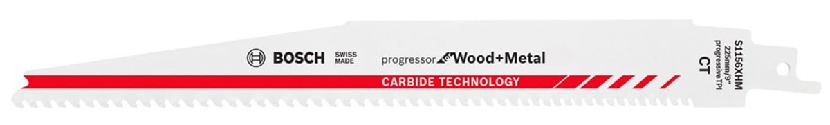 Bosch - Progressor Serisi Ahşap ve Metal için Panter Testere Bıçağı S 1156 XHM 1'li