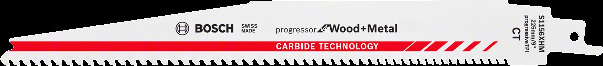 Bosch - Progressor Serisi Ahşap ve Metal için Panter Testere Bıçağı S 1156 XHM 10'lu