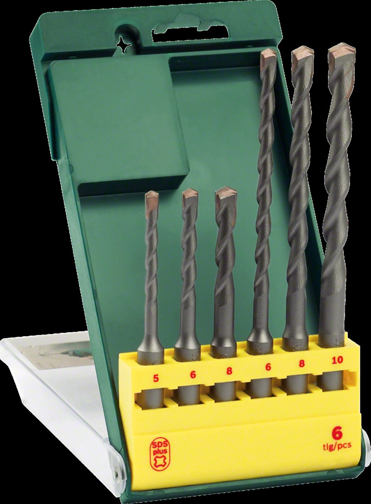 Bosch - SDS-Plus Kırıcı Delici Matkap Ucu Seti 6 Parça (5/6/8x110mm 6/8/10x160mm)