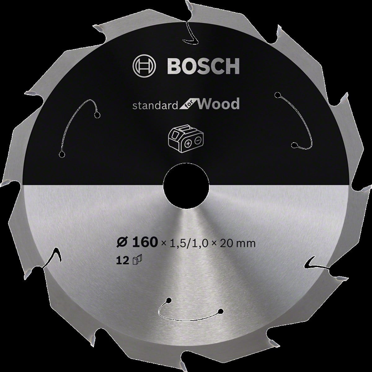 Bosch - Standard for Serisi Ahşap için Akülü Daire Testere Bıçağı 160*20 mm 12 Diş