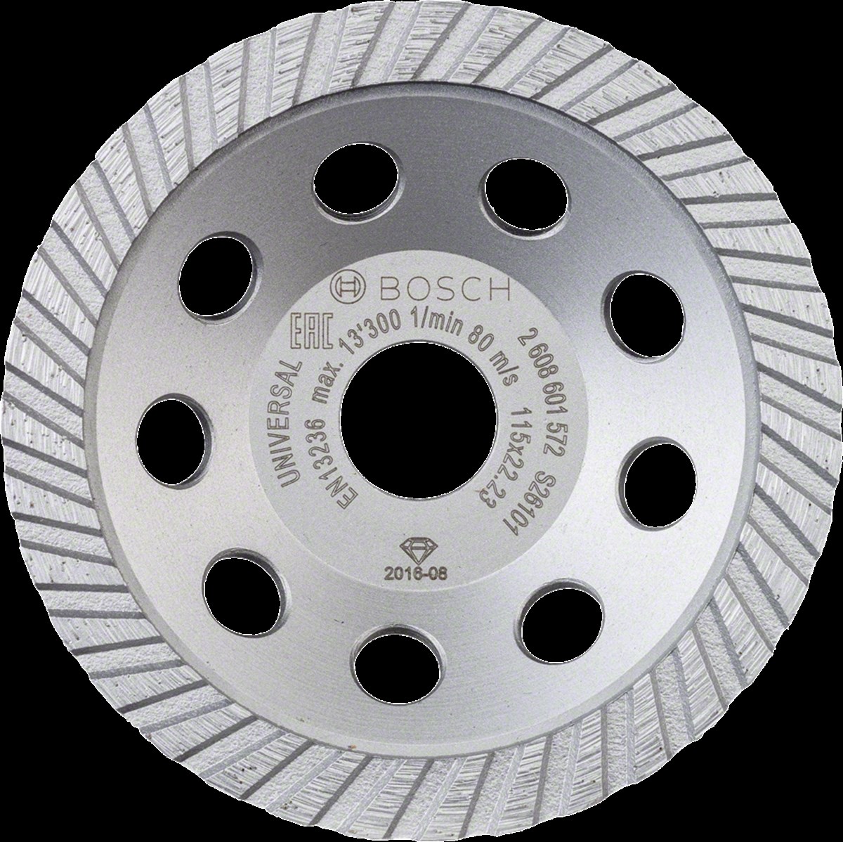 Bosch - Standart Seri Universal Turbo Elmas Çanak Disk 115 mm