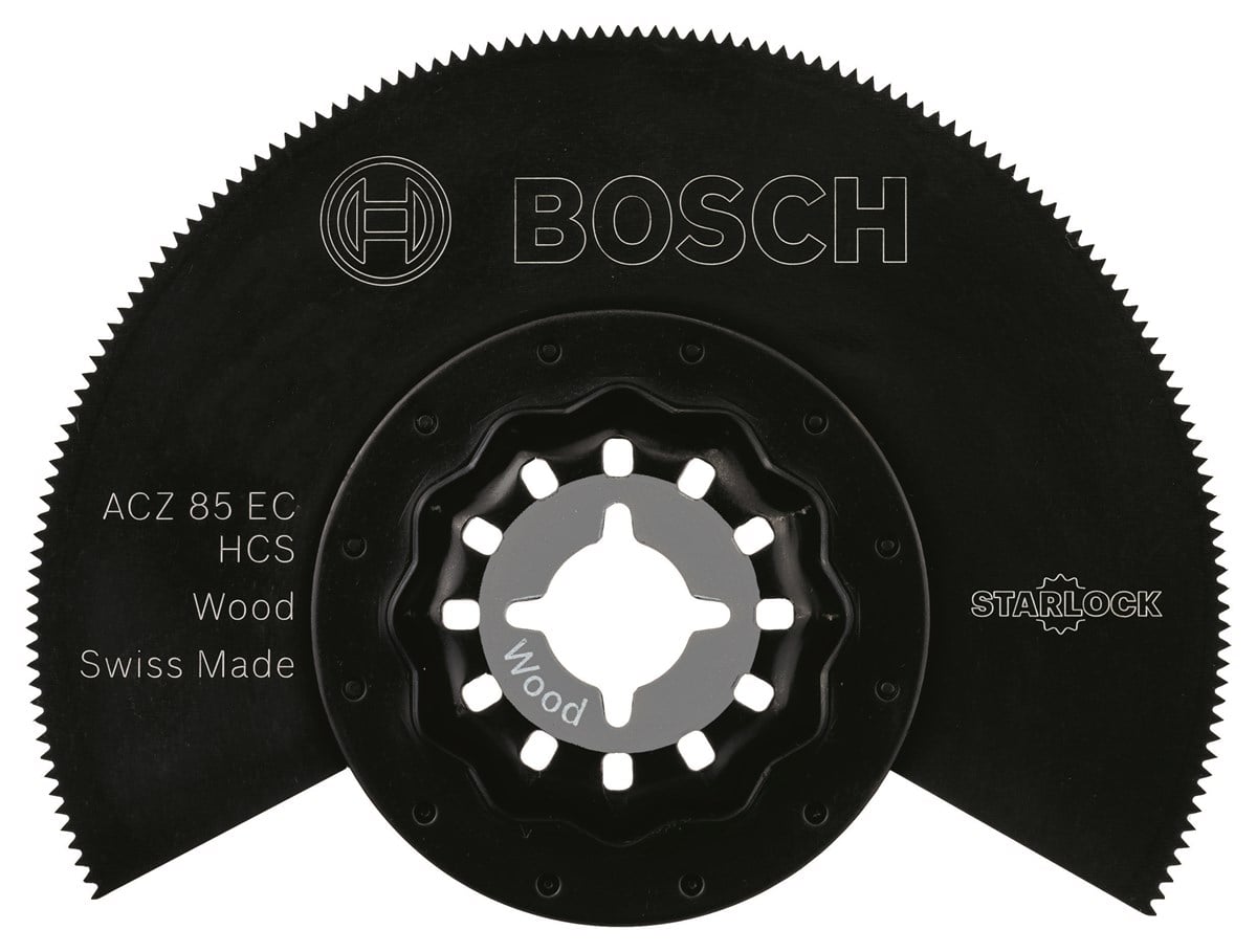Bosch - Starlock - ACZ 85 EC - HCS Ahşap İçin Segman Testere Bıçağı, Bombeli 10'lu