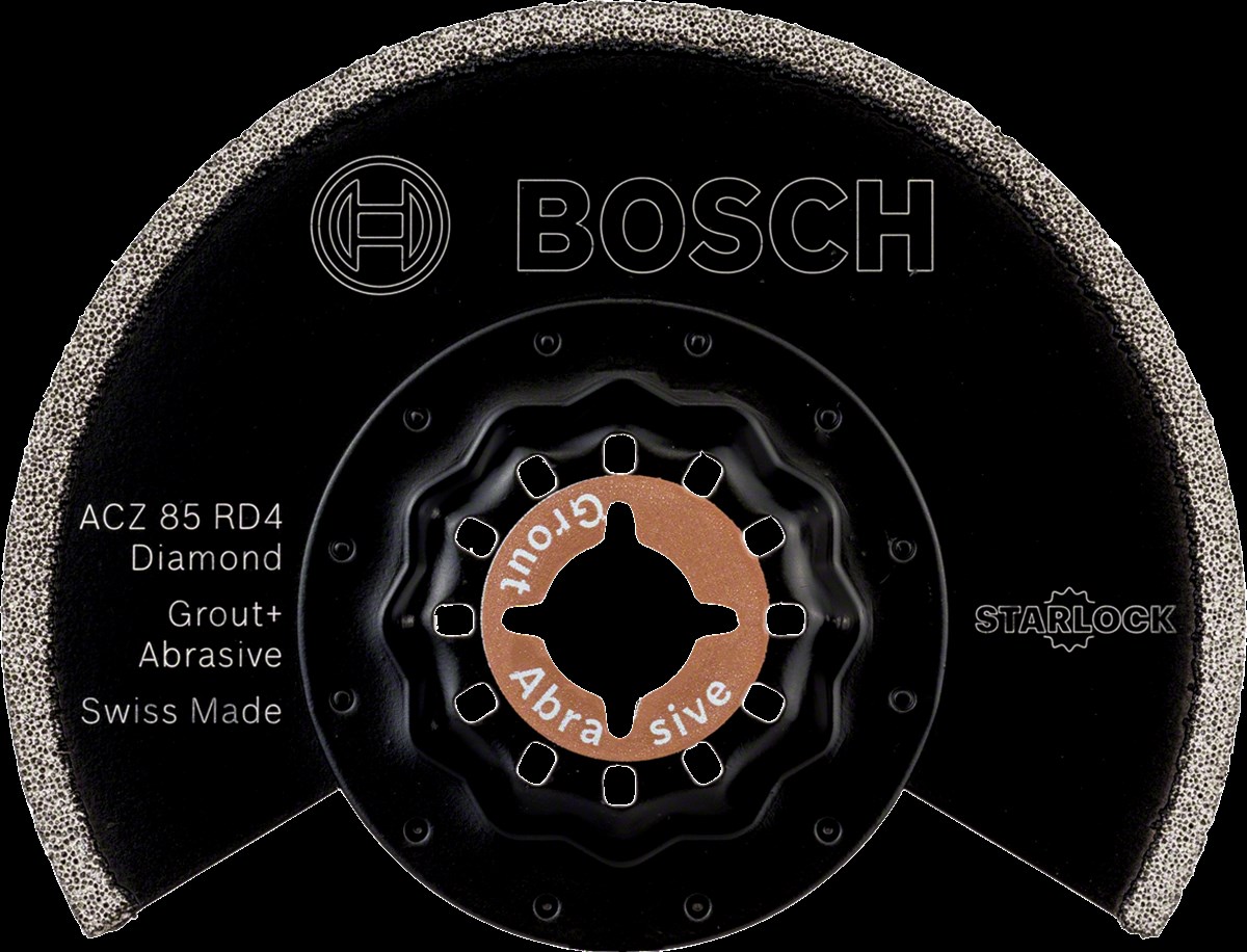 Bosch - Starlock - ACZ 85 RD4 - Diamant RIFF Zımpara Uçlu Segman Testere Bıçağı 40 Kum Kalınlığı 10'lu