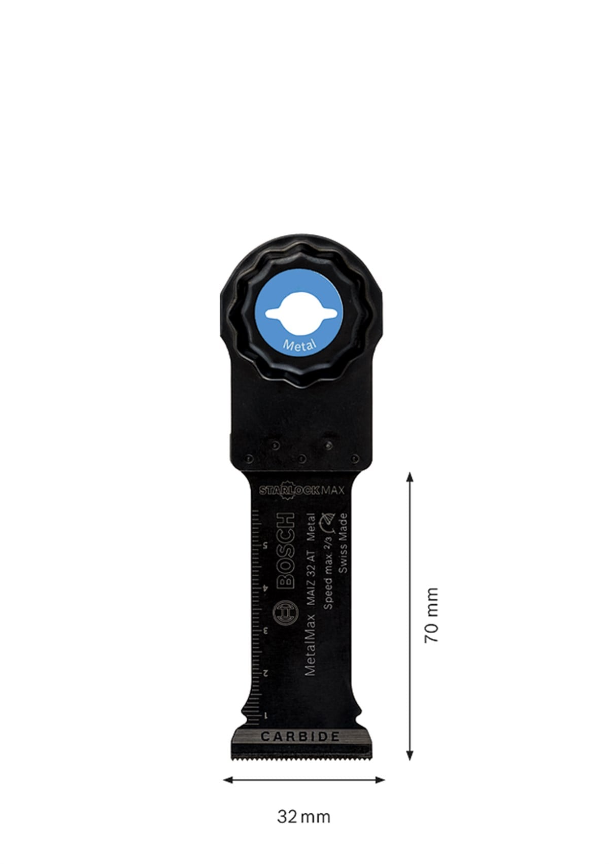 Bosch - Starlock Max - MAIZ 32 AT - Carbide Metal İçin Daldırmalı Testere Bıçağı 10'lu