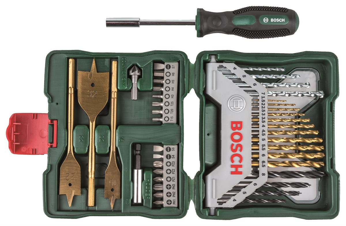 Bosch - X-Line 40 Parça Titanyum Tornavidalı Karışık Aksesuar Seti