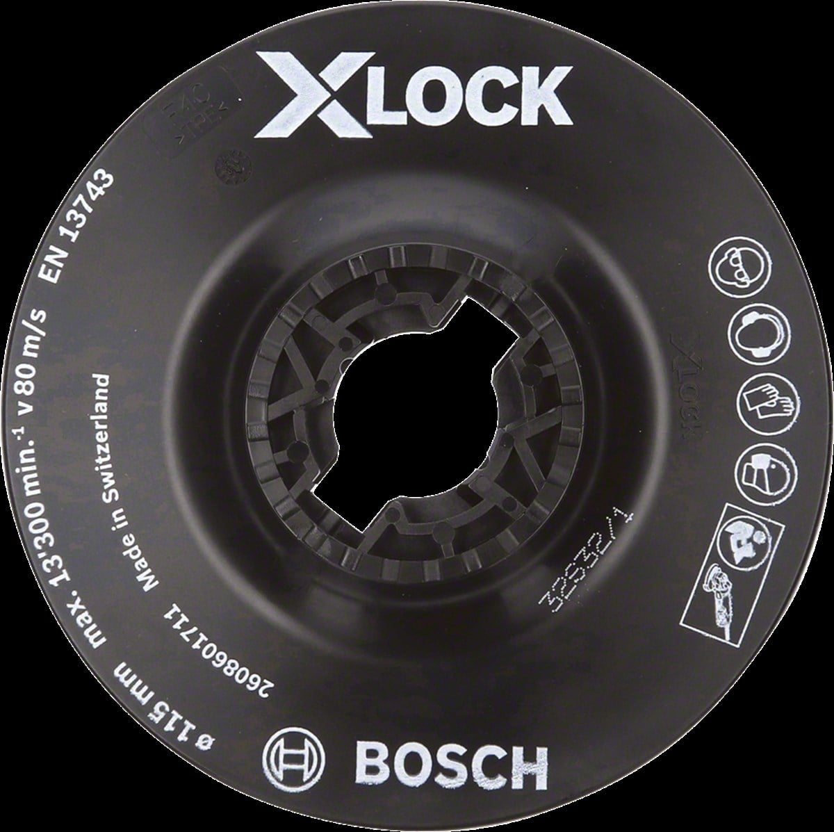 Bosch - X-LOCK - 115 mm Fiber Disk Yumuşak Taban